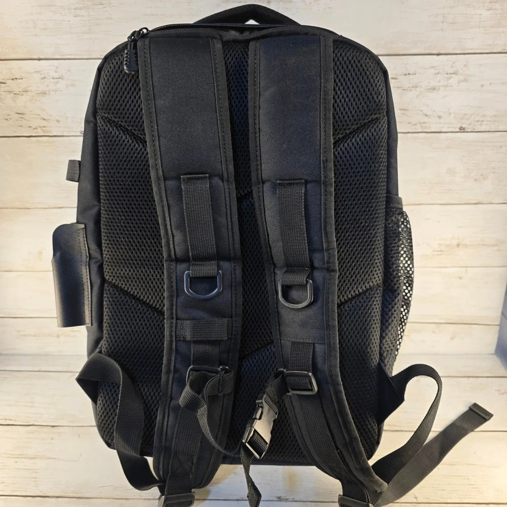 NWOT KastKing Fishing Tackle Backpack Black Tactical MOLLE Storage Bag w/ Patch
